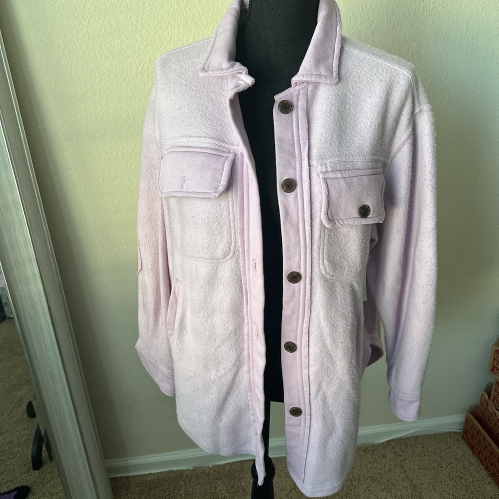 Black Tape Lavender Utility Jacket